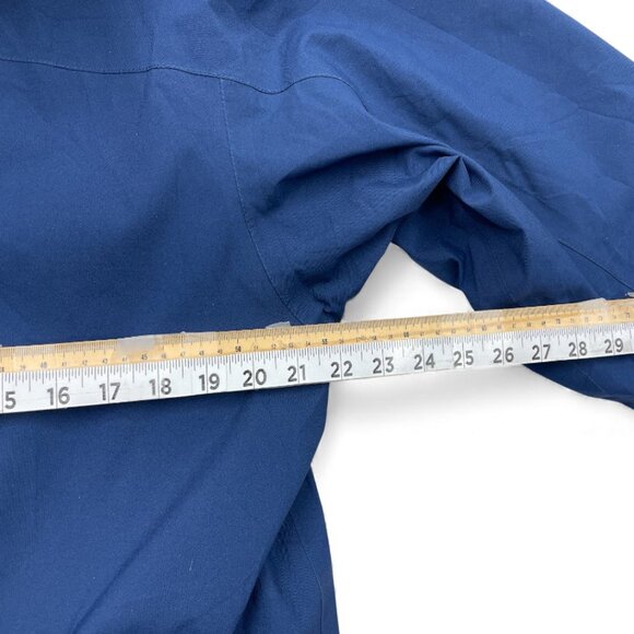 Lands End Gore-Tex Waterproof Hooded Long Light Coat Jacket Women's Medium 10-12 - Picture 6 of 11